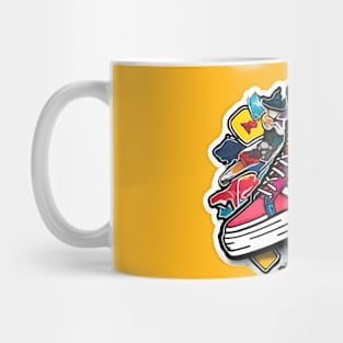 fullcolor of sneakers Mug